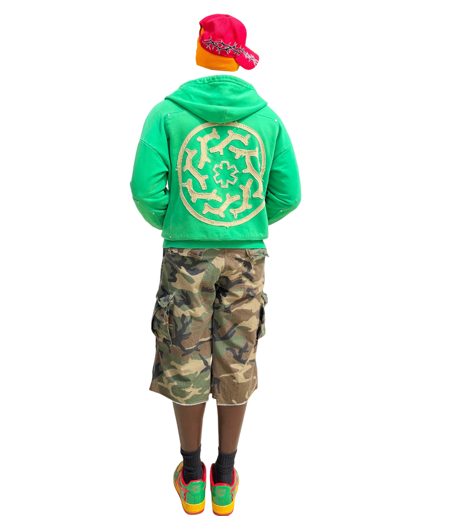 ALGC PROTOTYPE - 1  GREEN HOODIE