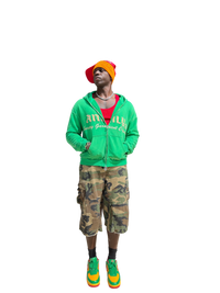 ALGC PROTOTYPE - 1  GREEN HOODIE