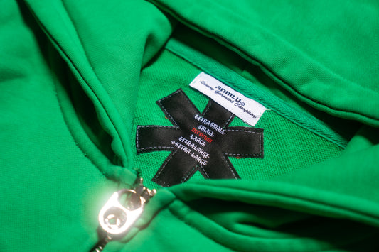 ALGC PROTOTYPE - 1  GREEN HOODIE