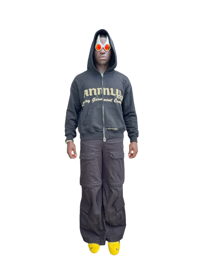 @your.handle wearing black ALGC hoodie