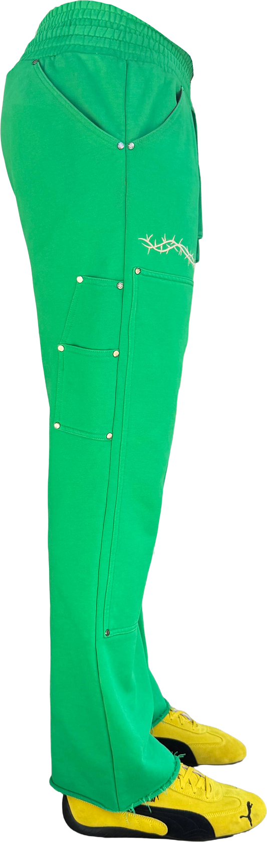 ALGC PROTOTYPE -1  GREEN SWEATPANTS