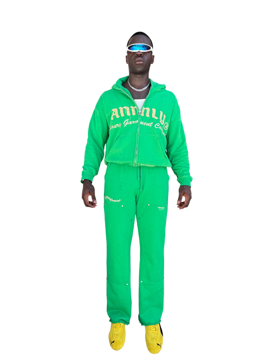 ALGC PROTOTYPE -1  GREEN SWEATPANTS