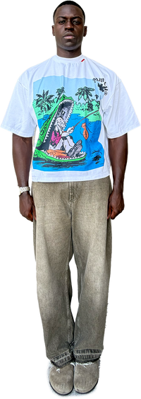 "Gone Fi$hing" Anmly Tee V2