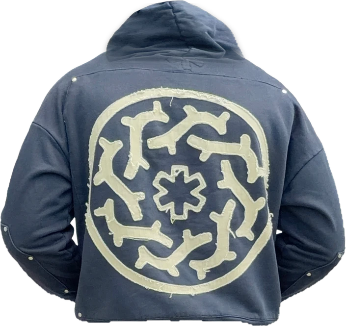ALGC PROTOTYPE - 1  BLACK HOODIE, back